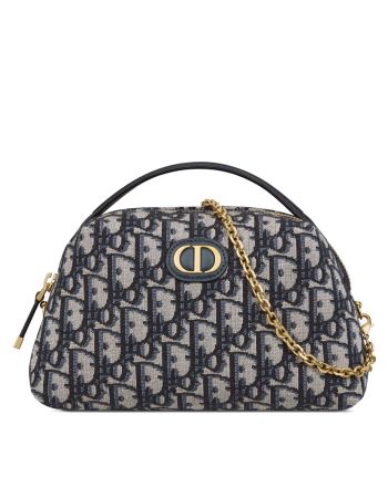 Christian Dior Mini 30 Montaigne D-Cosy Bag Dark Blue