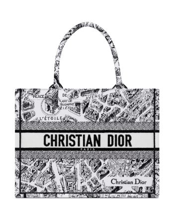 Christian Dior Medium Dior Book Tote Black