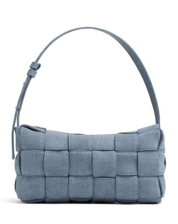 Bottega Veneta Brick Cassette Shoulder Bag 709628 Blue