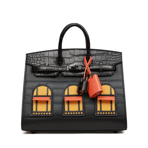 Hermes Sac Faubourg Birkin 20 So Matte Alligator Hardware 