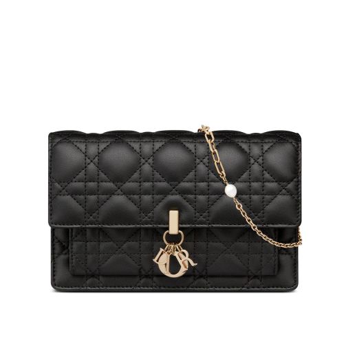 Christian Dior Lady Dior Chain Pouch 