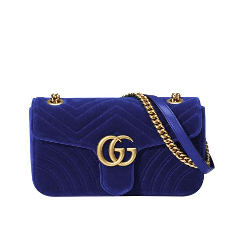 Gucci GG Marmont Velvet Shoulder Bag 443497 